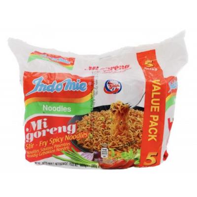Indomie 营多面 炒面味方便面 五连包
