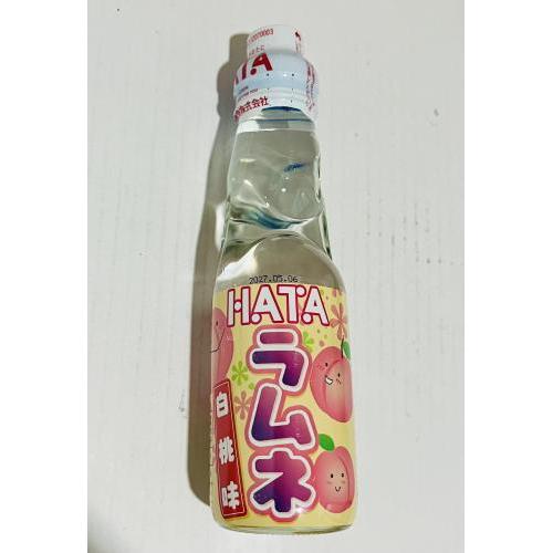 日本 HATA 白桃味 弹珠汽水 200ML