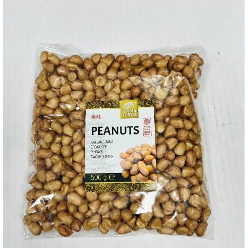 金龟牌 生带皮红花生 500克