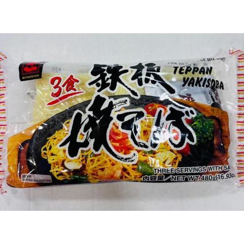Miyakoichi 铁板烧味荞麦面 150克x3包