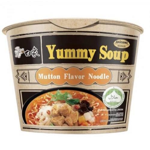 白象 麻辣羊肉味 桶装方便面 111克