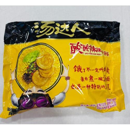 汤达人 酸酸辣辣豚骨面 130克