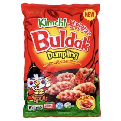 三养 韩国辣火鸡面泡菜味大饺子 700克