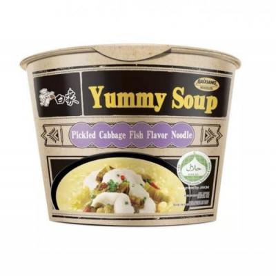 白象 酸菜鱼味 桶装方便面 132克