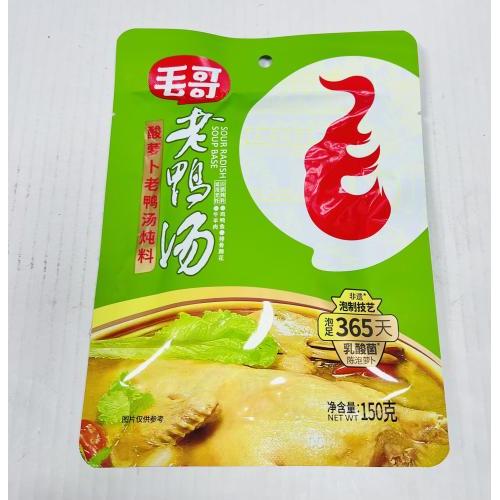 毛哥 酸萝卜老鸭汤炖料 150克