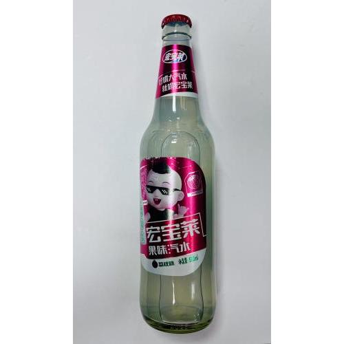 宏宝莱 果汁汽水 荔枝味 520毫升