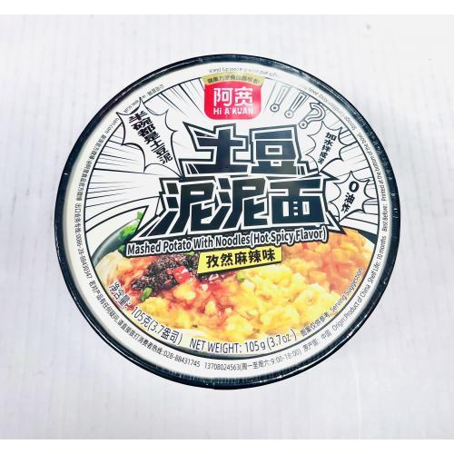 阿宽 土豆泥泥面 孜然麻辣味 105克
