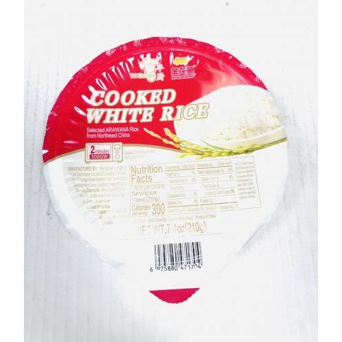 金龙鱼 熟白米饭 210克