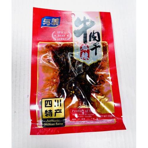 与美 牛肉干 麻辣味 50克