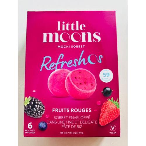 LITTLE MOONS 糯米糍冰淇淋沙冰 混合莓味 6PCS