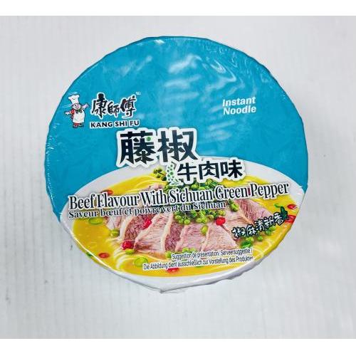 康师傅 藤椒牛肉面 108克