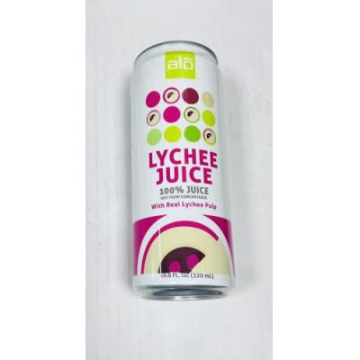 Alo 荔枝味饮料 带果肉 320毫升