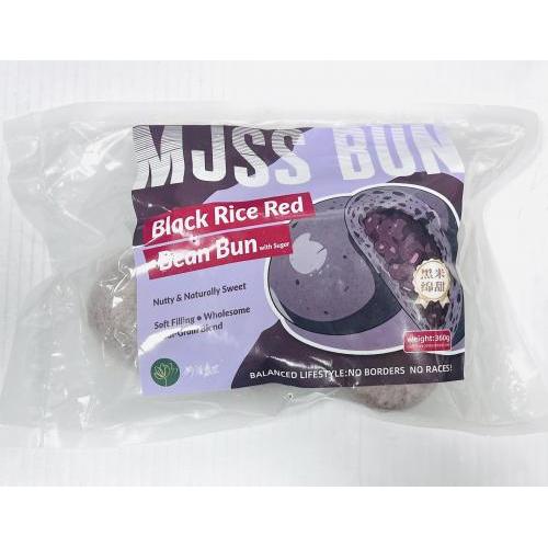 MJSS 黑米豆沙包 360克