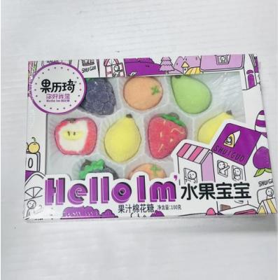 果历琦 水果宝宝棉花糖 100克