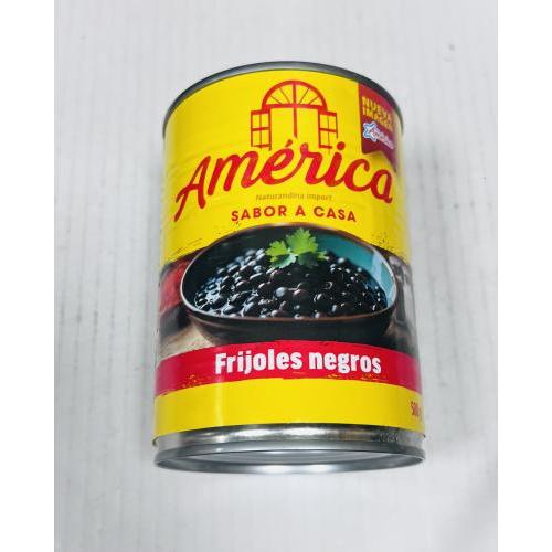 America frijoles negros 580g