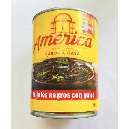 America frijoles rojos con guiso 580g