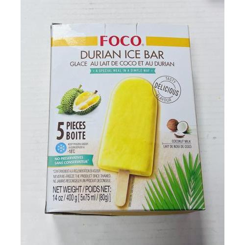 Foco 榴莲味冰棒 5根 400克