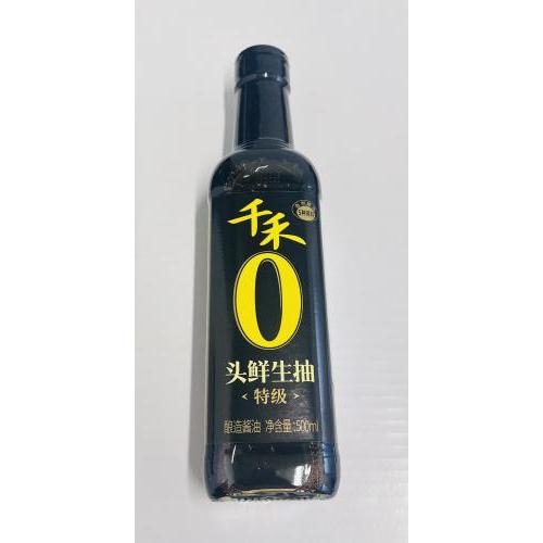 千禾 头鲜生抽 特级 500毫升