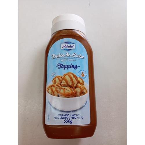 Mardel dulce de leche topping 550g