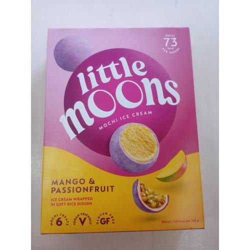 LITTLE MOONS 糯米糍冰淇淋 芒果和百香果味 6PCS