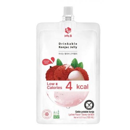 Jelly B 低卡魔芋蒟蒻饮料 荔枝味 150毫升
