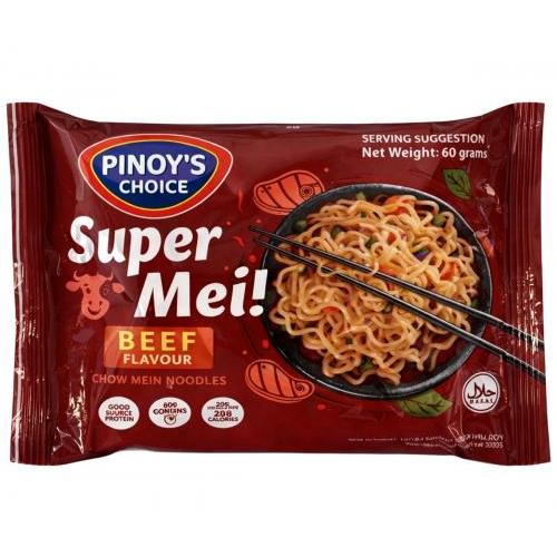 PINOY’S CHOICE Super Me! 菲律宾牛肉味方便面 60克