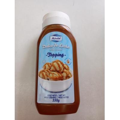Mardel dulce de leche topping 550g