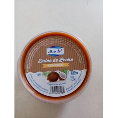 Mardel dulce de leche con coco 250g