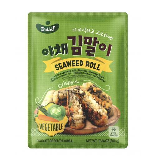 Delief 韩国炸海苔卷 蔬菜味 500克