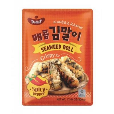 Delief 韩国炸海苔卷 辣味 500克