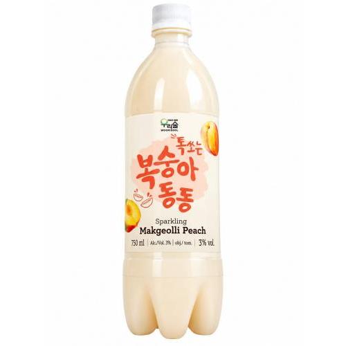 韩国桃子马格利酒 3% 750ML
