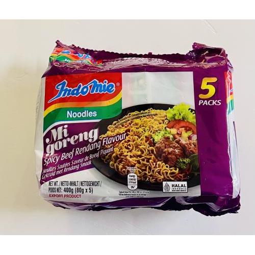 Indomie 营多面 辣牛肉味方便面 80克x5包