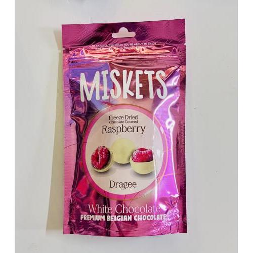 Miskets 比利时白巧克力冻干覆盆子 80克