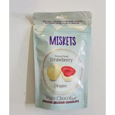 Miskets 比利时白巧克力冻干草莓 80克