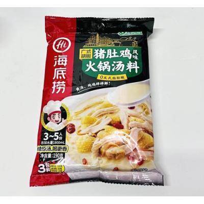海底捞 广式胡椒 猪肚鸡火锅汤料 190克